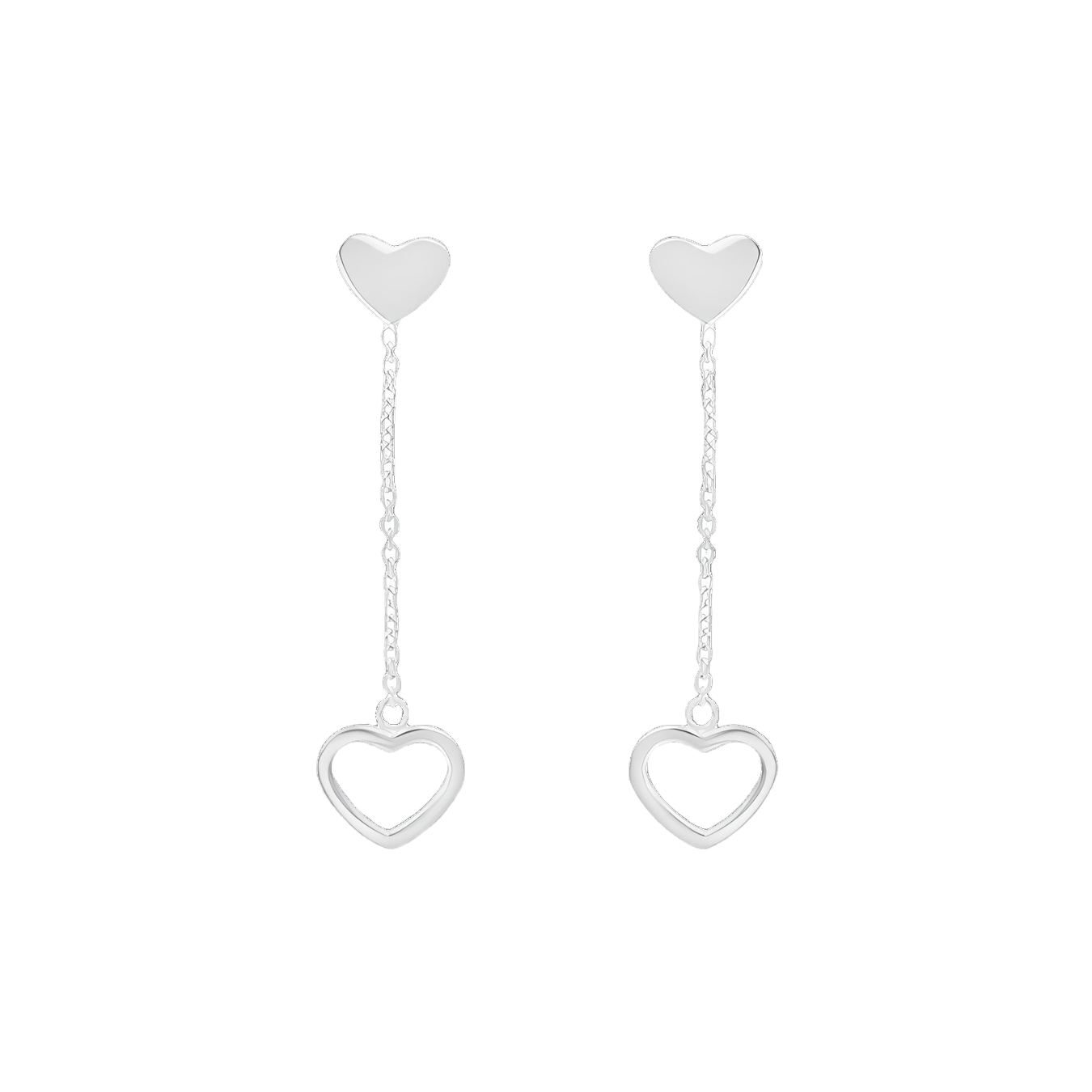 silver earrings